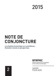 Note de Conjoncture 2-2015